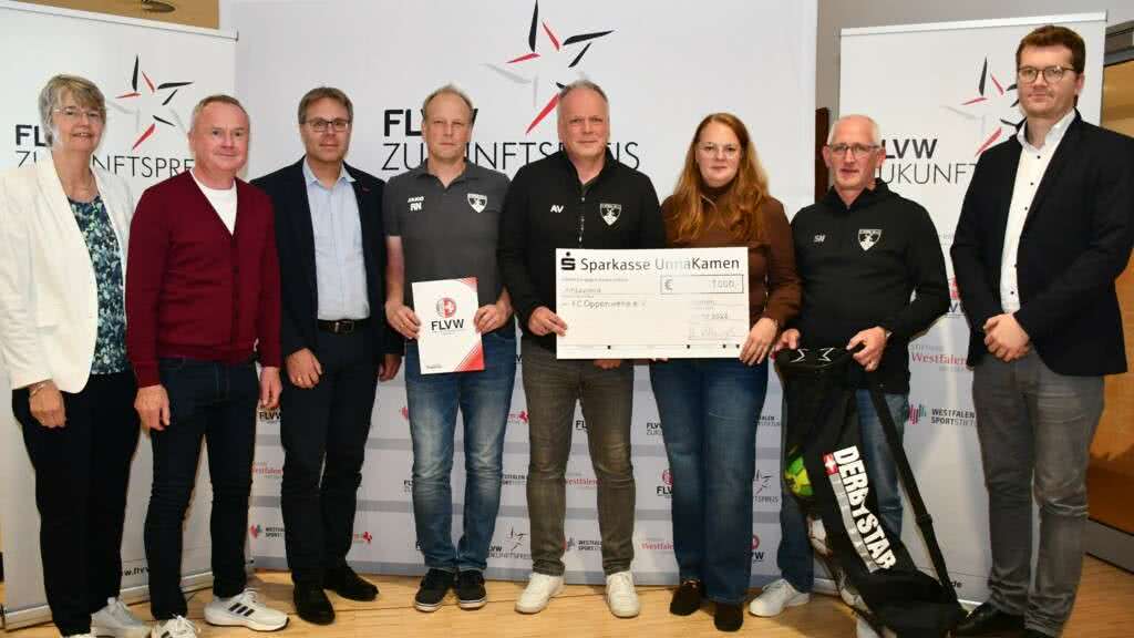 FLVW-Zukunftspreis 2023 2. Platz FC Oppenwehe