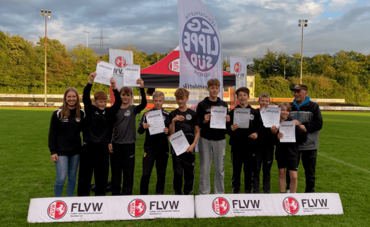 die U14-Jungen holen Silber am ersten Tag