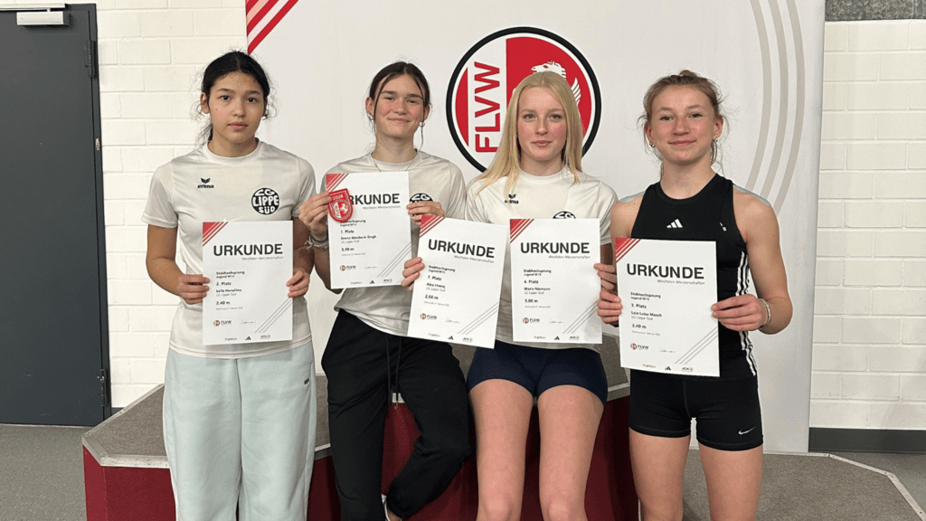 10 mal Gold Westfalenmeisterschaften für Lippe